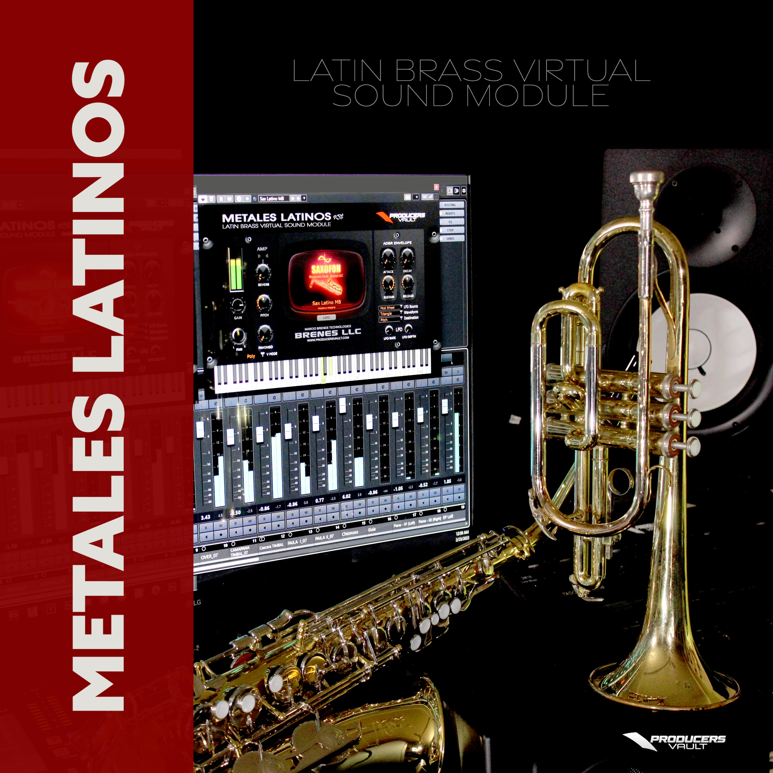 Metales Latinos VST: Trompeta Trombon Saxofon Flauta y mas. Metales VSTi